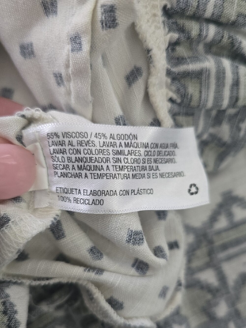 Knox Rose White Dress with Black Dot Print and Trim - Picture 10 of 12